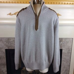 Tommy Hilfiger Zip Patch Sherpa Collar Pullover